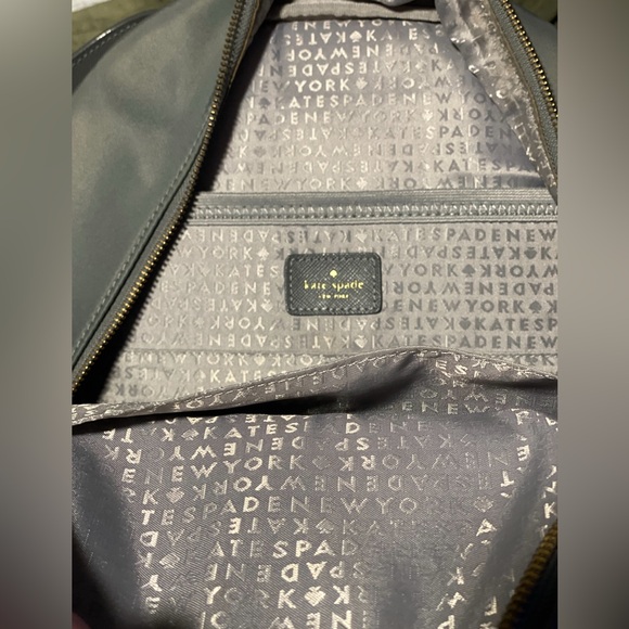 Kate Spade Wilson Road Bradley Backpack Large Gray Nylon - Picture 9 of 9
